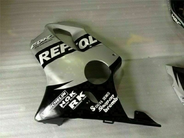 Noir Argent Repsol Carénage Moto CBR 600 F4i 01-03