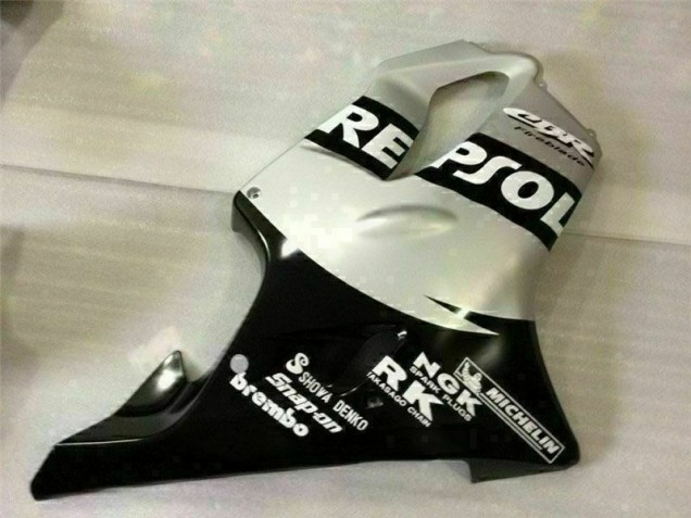 Noir Argent Repsol Carénage Moto CBR 600 F4i 01-03