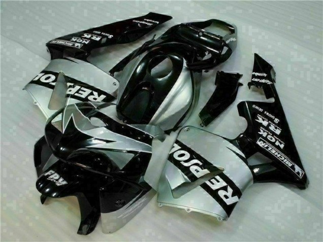 Noir Argent Repsol Carénage Moto CBR 600 RR 05-06