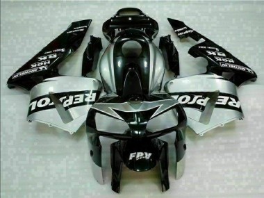 Noir Argent Repsol Carénage Moto CBR 600 RR 05-06