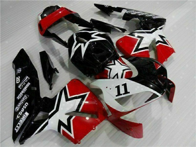 Noir Blanc 11 Carénage Moto CBR 600 RR 03-04