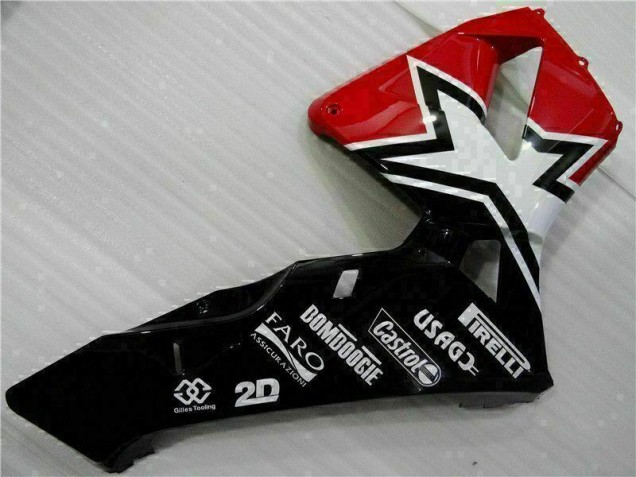 Noir Blanc 11 Carénage Moto CBR 600 RR 03-04