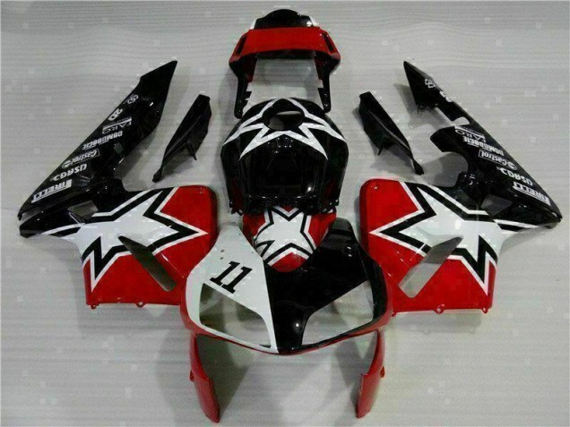 Noir Blanc 11 Carénage Moto CBR 600 RR 03-04