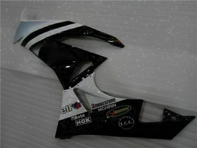 Noir Blanc 3M Touch4 Carénages Moto ZX6R 09-12