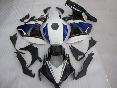 Noir Blanc Bleu Carénage Moto CBR 1000 RR 04-05