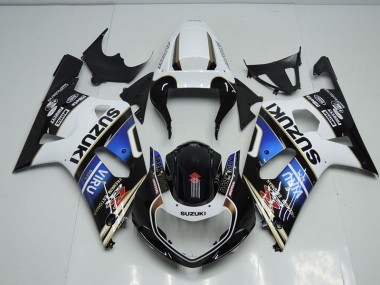 Noir Blanc Bleu Viru Carénage Moto GSXR 750 K1 K2 K3 01-03