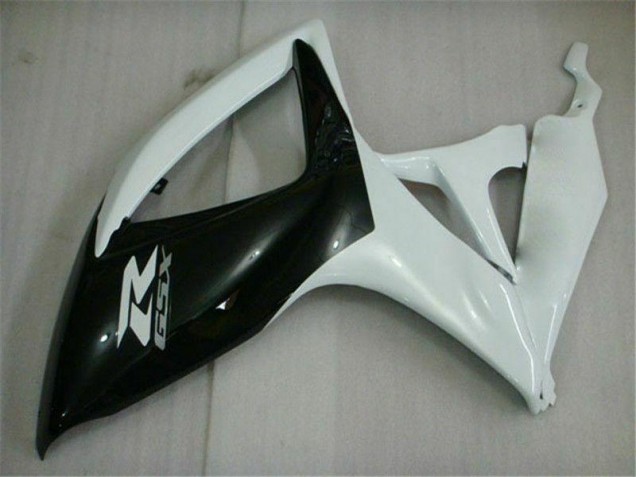 Noir Blanc Carénage Moto GSXR 600 / 750 K6 06-07 Noir Blanc Carénage Moto GSXR 600 / 750 K6 06-07
