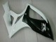 Noir Blanc Carénage Moto GSXR 600 / 750 K6 06-07 Noir Blanc Carénage Moto GSXR 600 / 750 K6 06-07