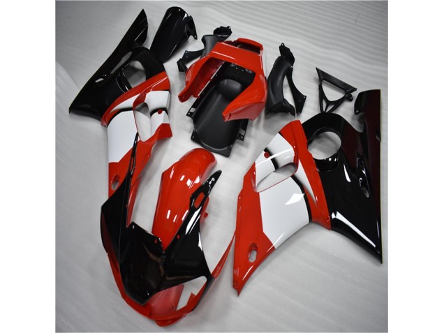 Noir Blanc Carénage Moto R6 98-02