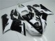 Noir Blanc Carénage Moto ZX6R 05-06 Noir Blanc Carénage Moto ZX6R 05-06
