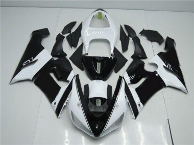 Noir Blanc Carénage Moto ZX6R 05-06