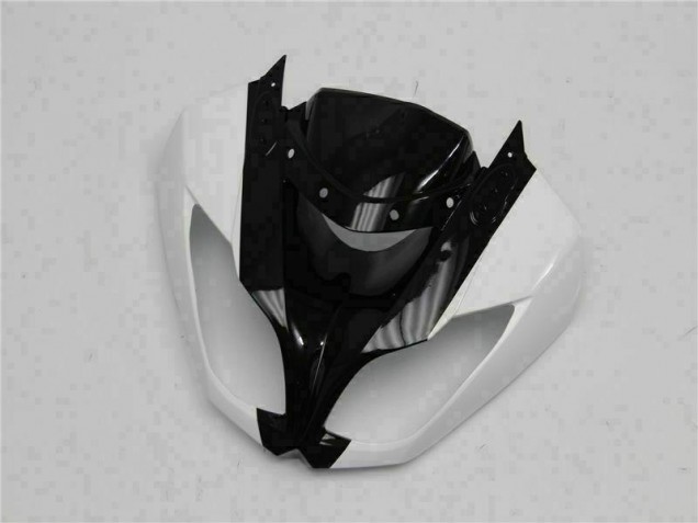 Noir Blanc Carénage Moto ZX6R 09-12 Noir Blanc Carénage Moto ZX6R 09-12