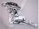 Noir Blanc Carénages Moto CBR 600 RR 07-08
