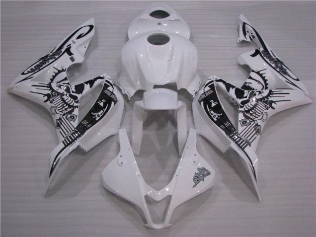 Noir Blanc Carénages Moto CBR 600 RR 07-08