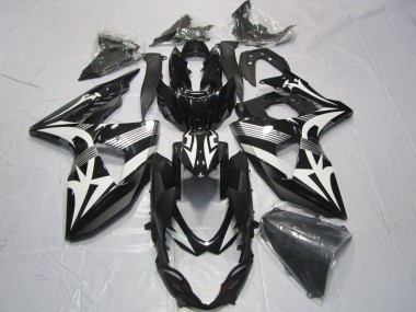 Noir Blanc Carénages Moto GSXR 1000 K9 09-16