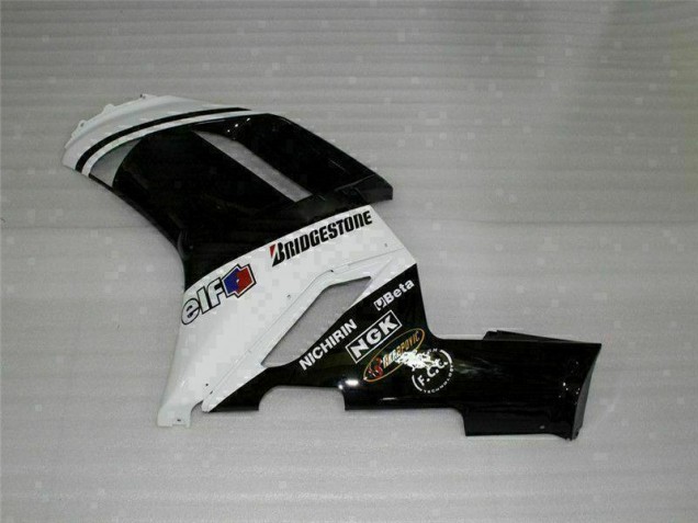 Noir Blanc Carénages Moto ZX6R 07-08