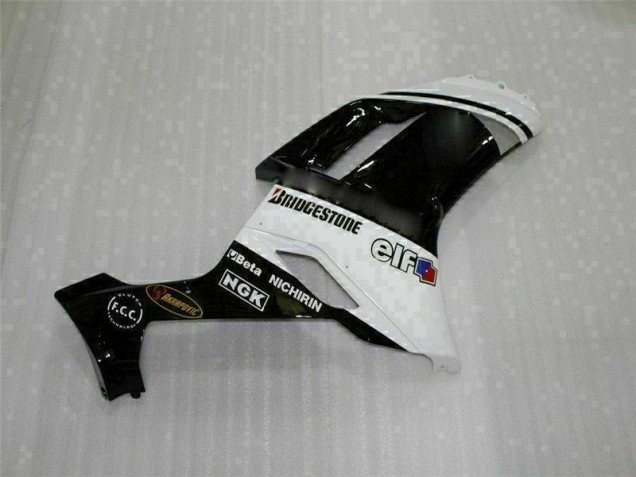 Noir Blanc Carénages Moto ZX6R 07-08