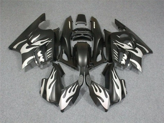 Noir Blanc Flamme Carénage Moto CBR 600 F3 95-98 Noir Blanc Flamme Carénage Moto CBR 600 F3 95-98