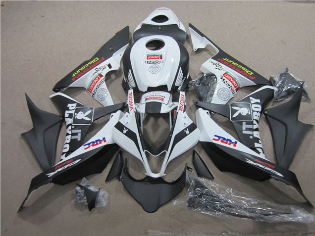Noir Blanc HRC Carénage Moto CBR 600 RR 07-08 Noir Blanc HRC Carénage Moto CBR 600 RR 07-08
