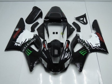 Noir Blanc Monster Carénage Moto R1 00-01