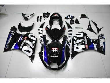 Noir Blanc Motul Carénage Moto GSXR 1000 17-23