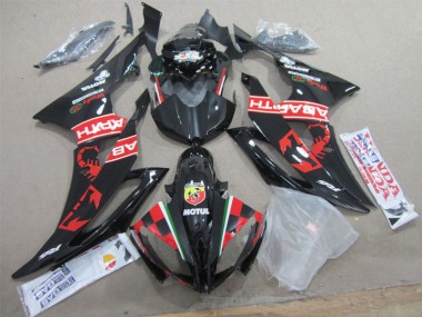 Noir Blanc Motul Carénage Moto R6 08-16