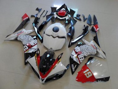 Noir Blanc Rouge Carénage Moto R1 07-08