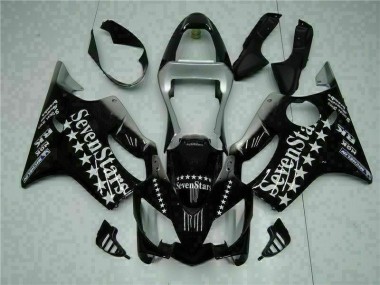 Noir Blanc SevenStarss Carénage Moto CBR 600 F4i 01-03