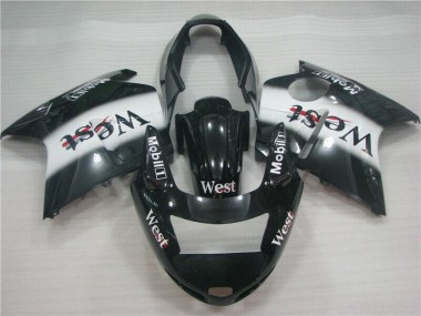 Noir Blanc West Carénage Moto CBR 1100 XX 96-07