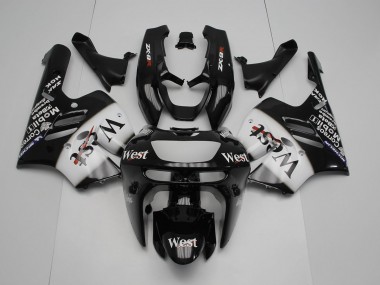 Noir Blanc West Carénage Moto ZX9R 94-97