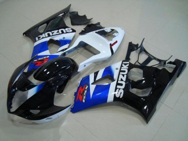 Noir Bleu Blanc Carénage Moto GSXR 1000 K3 03-04