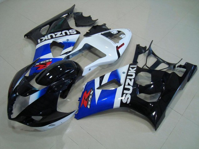 Noir Bleu Blanc Carénage Moto GSXR 1000 K3 03-04 Noir Bleu Blanc Carénage Moto GSXR 1000 K3 03-04