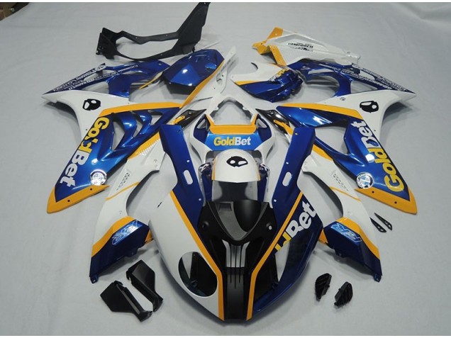 Noir Bleu Blanc GoldBet Carénage Moto S1000RR 09-14