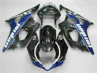 Noir Bleu Carénage Moto GSXR 1000 K3 03-04