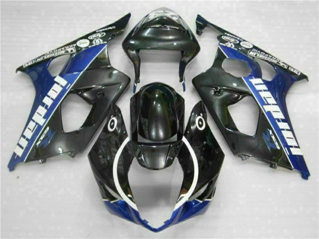Noir Bleu Carénage Moto GSXR 1000 K3 03-04