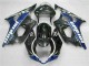 Noir Bleu Carénage Moto GSXR 1000 K3 03-04