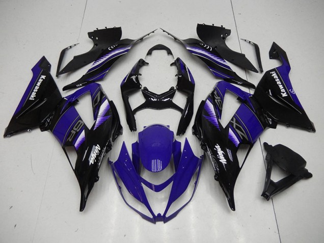 Noir Bleu Carénage Moto ZX6R 13-18