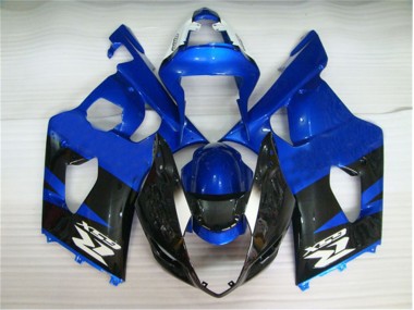 Noir Bleu Carénages Moto GSXR 1000 K3 03-04