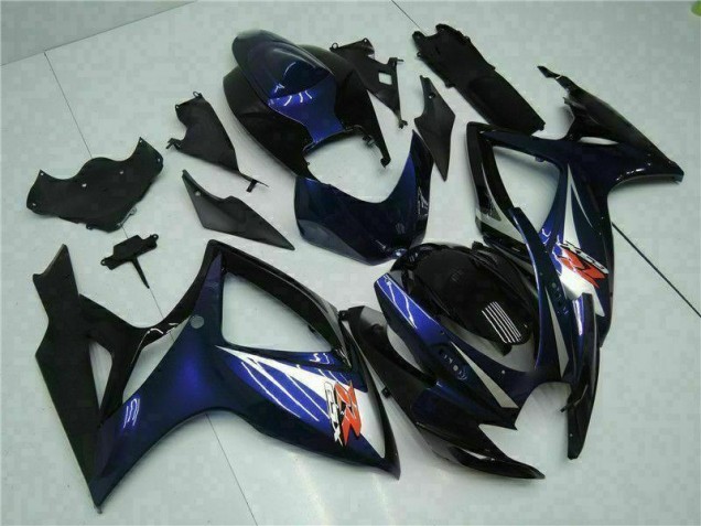 Noir Bleu Carrosserie Moto GSXR 600 / 750 K6 06-07 Noir Bleu Carrosserie Moto GSXR 600 / 750 K6 06-07