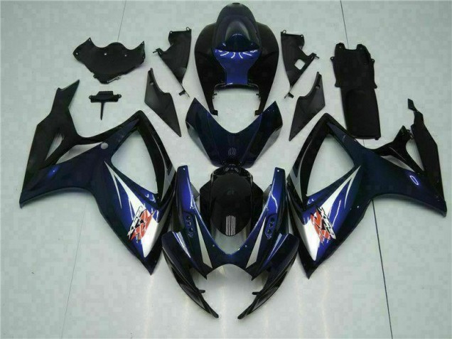 Noir Bleu Carrosserie Moto GSXR 600 / 750 K6 06-07 Noir Bleu Carrosserie Moto GSXR 600 / 750 K6 06-07