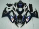 Noir Bleu Carrosserie Moto GSXR 600 / 750 K6 06-07 Noir Bleu Carrosserie Moto GSXR 600 / 750 K6 06-07