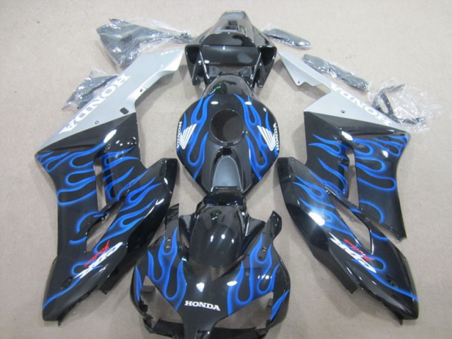 Noir Bleu Flamme Carénage Moto CBR 1000 RR 04-05 Noir Bleu Flamme Carénage Moto CBR 1000 RR 04-05