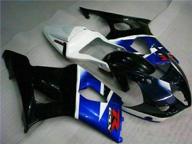 Noir Bleu Kit Carénages Motos Complet GSXR 1000 K3 03-04 Noir Bleu Kit Carénages Motos Complet GSXR 1000 K3 03-04