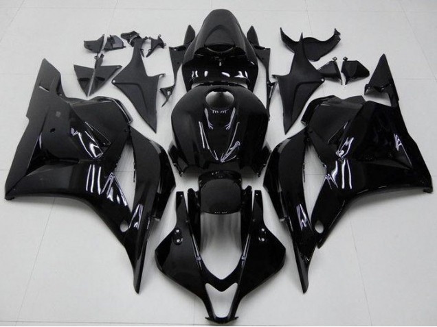 Noir Brillant Carénage Moto CBR 600 RR 09-12 Noir Brillant Carénage Moto CBR 600 RR 09-12