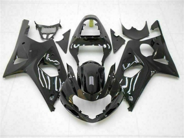 Noir Brillant Carénage Moto GSXR 1000 K1 00-02 Noir Brillant Carénage Moto GSXR 1000 K1 00-02