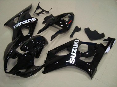 Noir Brillant Carénage Moto GSXR 1000 K3 03-04