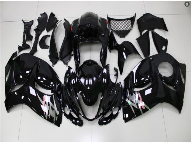 Noir Brillant Carénage Moto GSXR 1300 Hayabusa 08-19