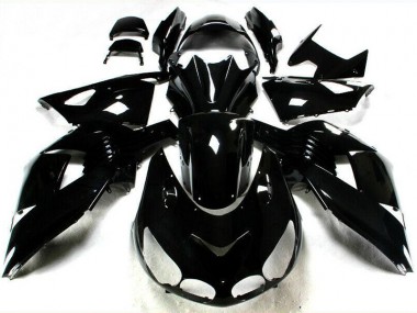 Noir Brillant Carénage Moto ZX14R ZZR 1400 06-11