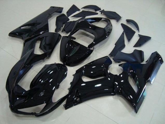 Noir Brillant Carénage Moto ZX6R 05-06