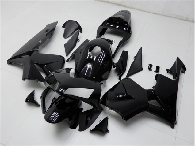 Noir Brillant Carénages Moto CBR 600 RR 03-04 Noir Brillant Carénages Moto CBR 600 RR 03-04